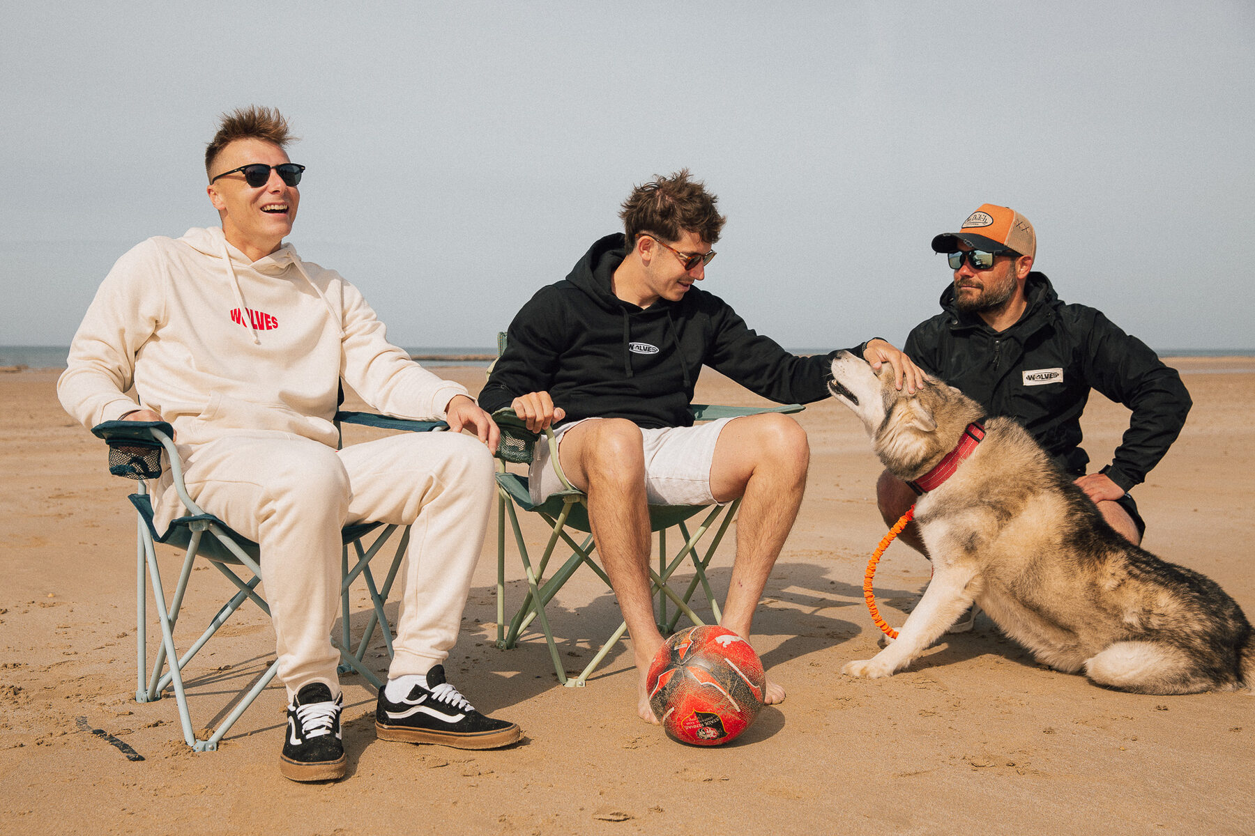 La meute sur la plage