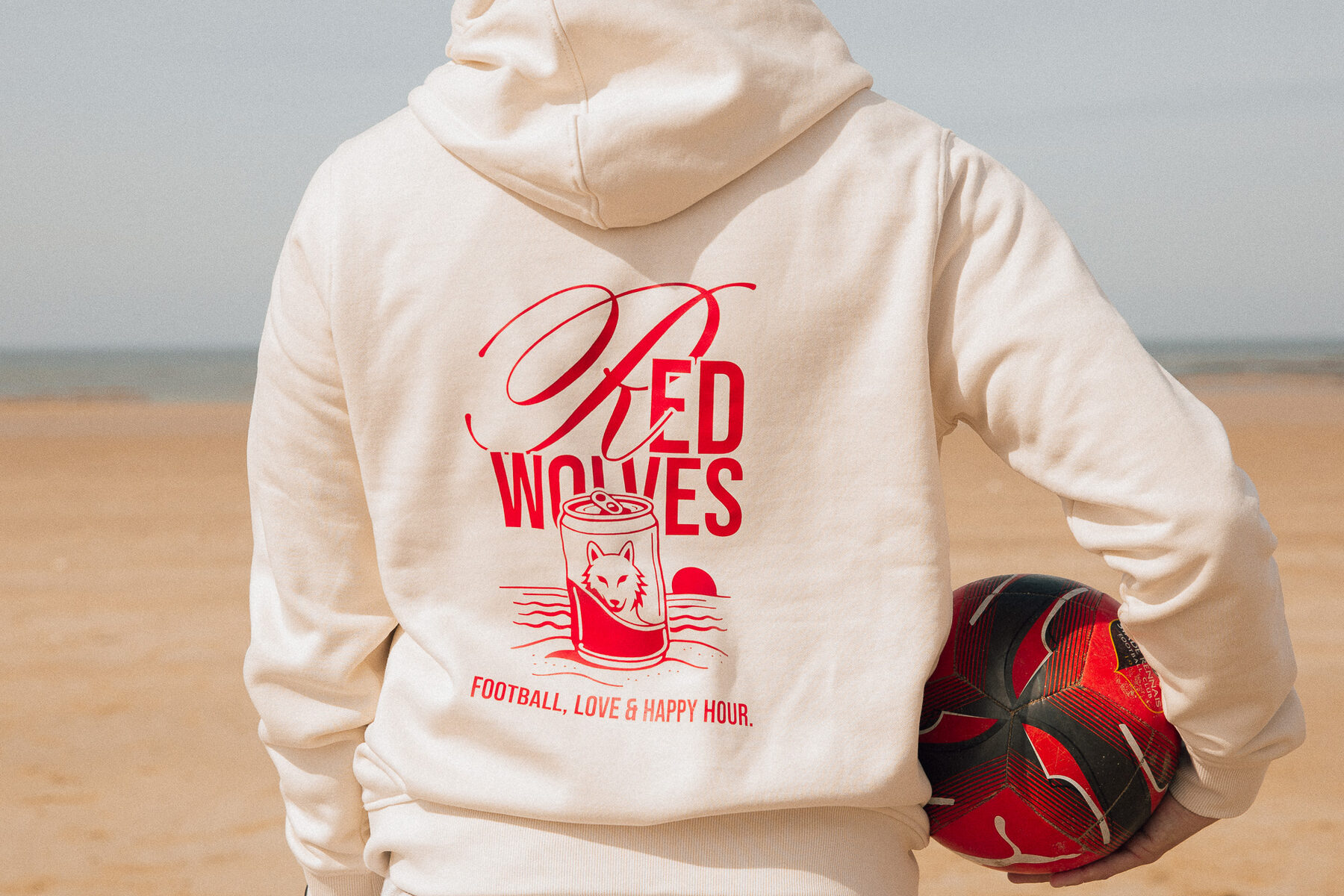 Sweat imprimé dos RED WOLVES