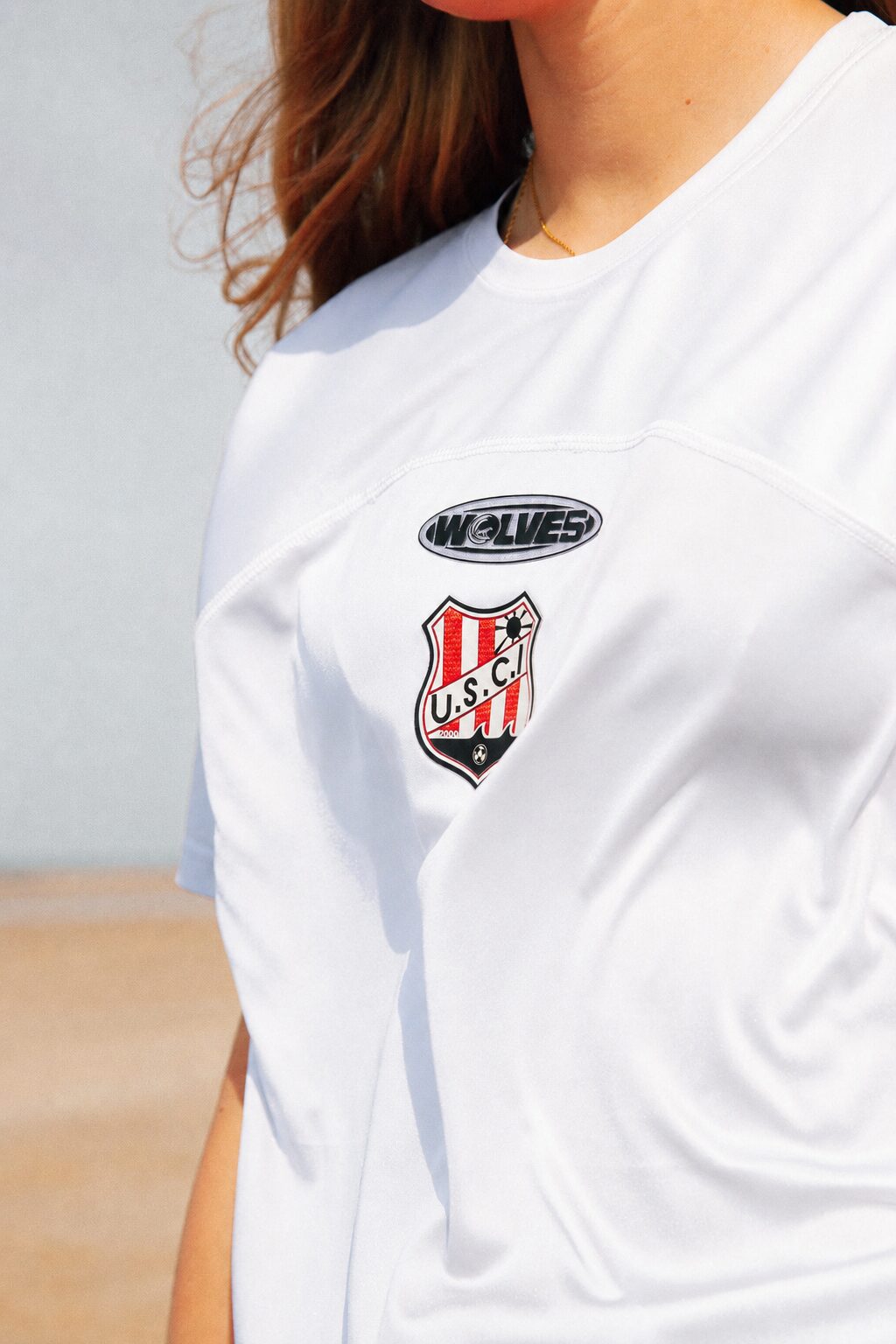 Maillot entraînement blanc